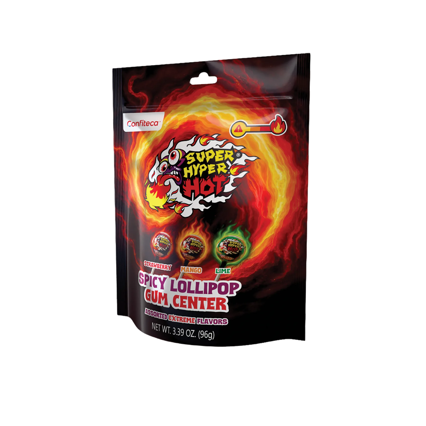 Chupetes picantes Super Hyper Hot